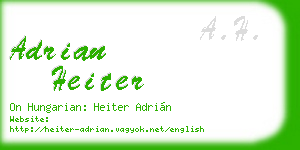 adrian heiter business card